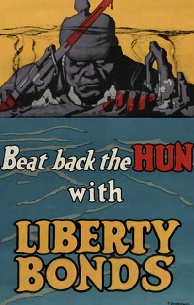 propaganda posters black and white