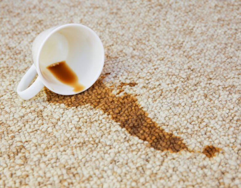 coffee strains on carpet
